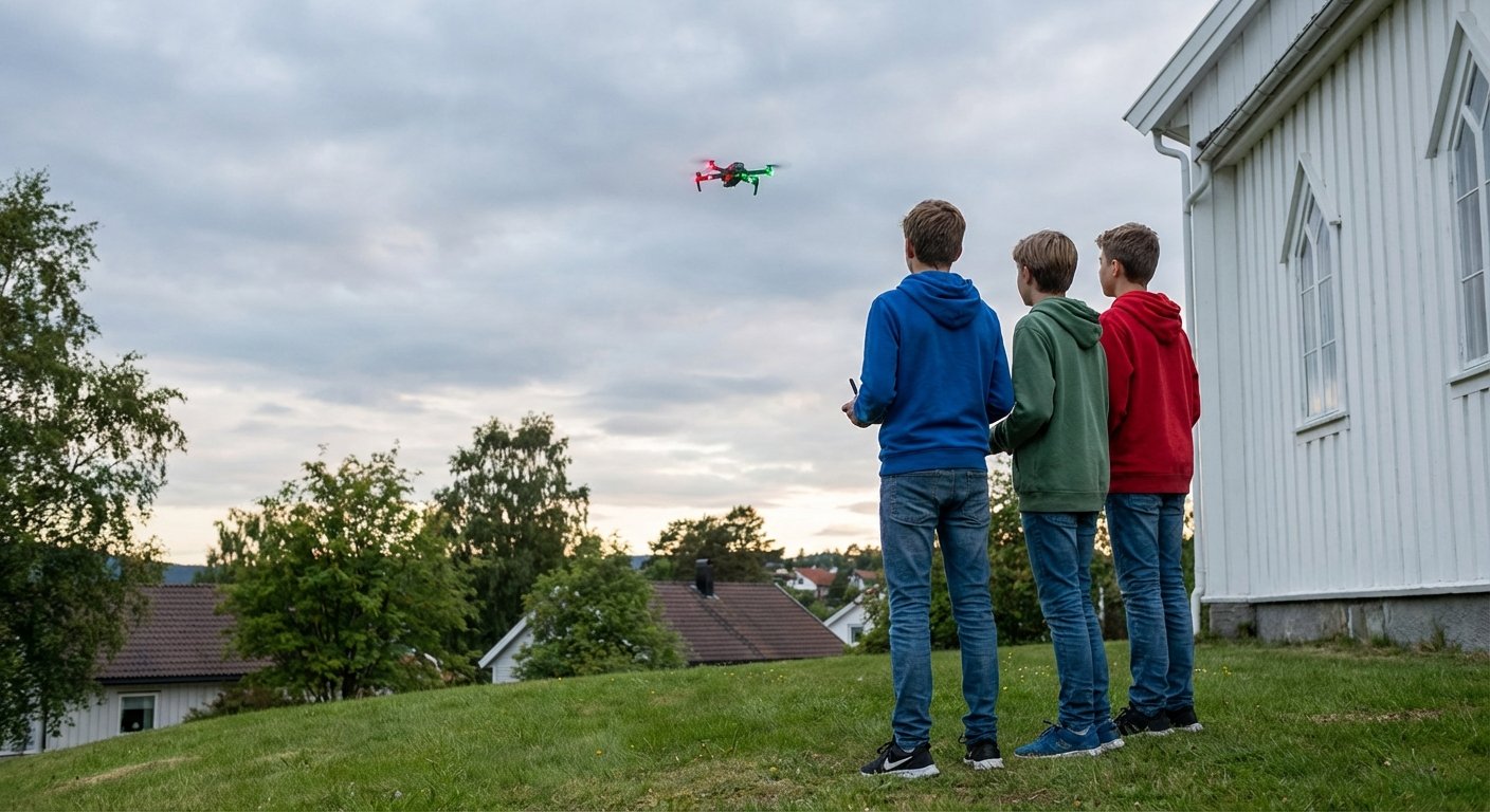 Hvordan det føles å fly en drone for første gang
